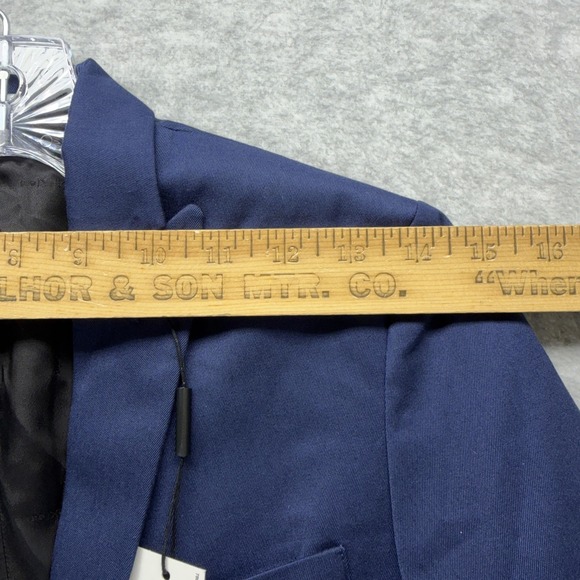 Calvin Klein Suit Set Boys 12 Blue 2 Piece Jacket Pants Formal Wedding - Picture 6 of 12